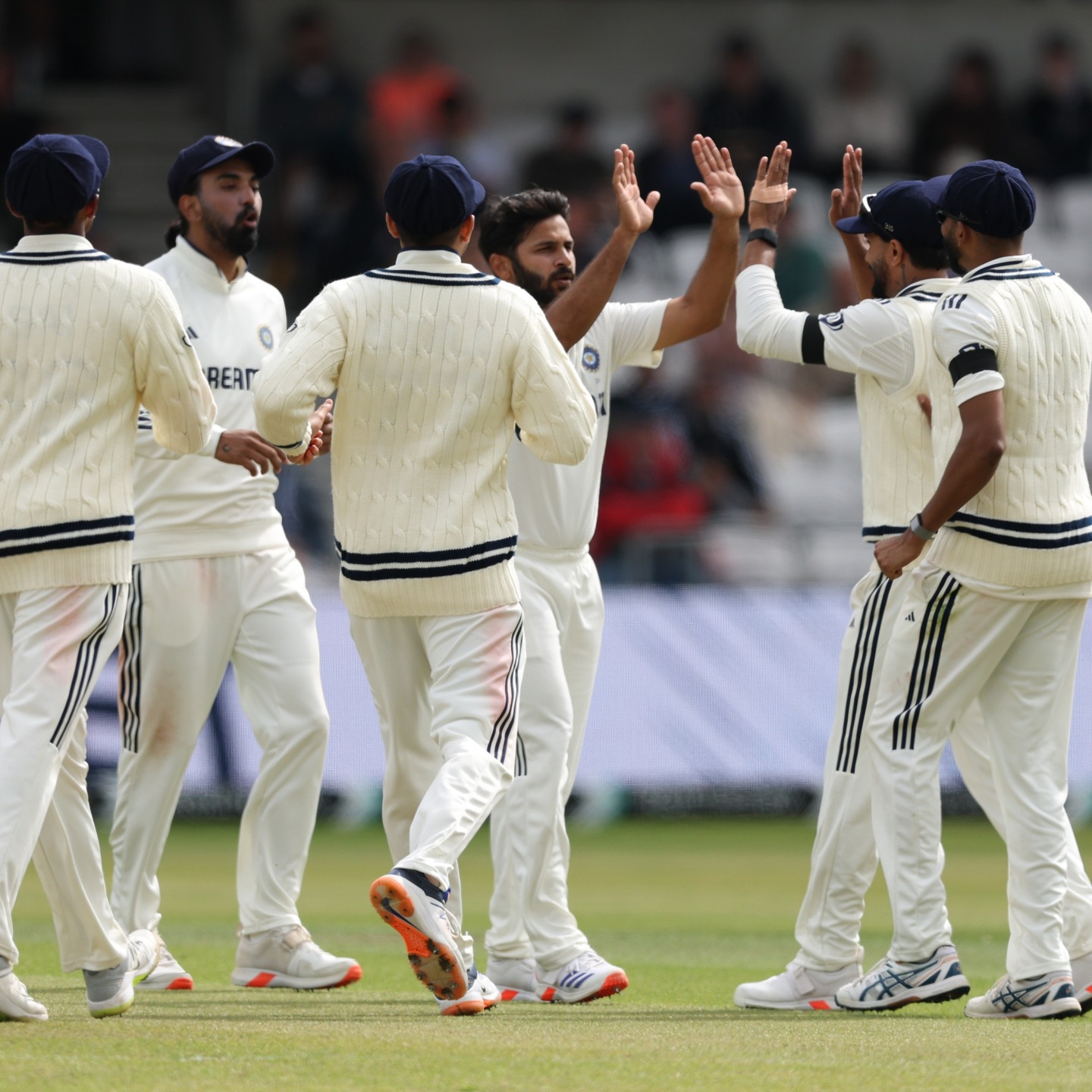 Double-wicket display pumps up Team India as Nitish Reddy and Rishabh Pant shine on field.