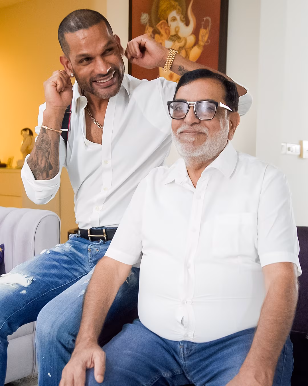 Shikhar Dhawan’s Heartfelt Father’s Day Dedication