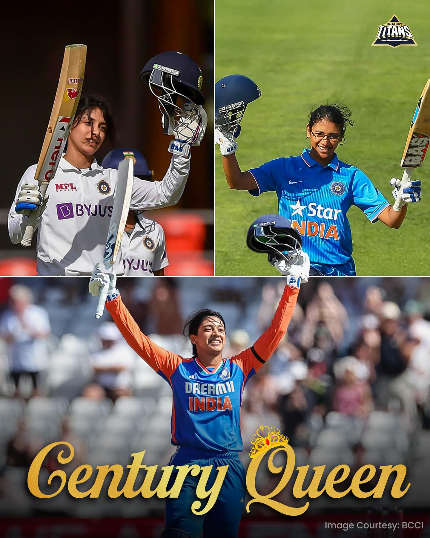 Trailblazing Indian cricketer marks a milestone with centuries across all formats, redefining the game.
