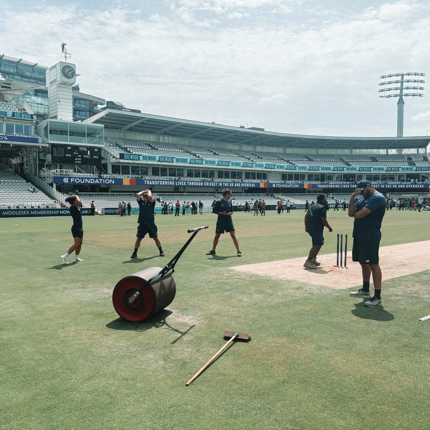 Snaps From Games 17 And 18 at Lord's Cricket Ground