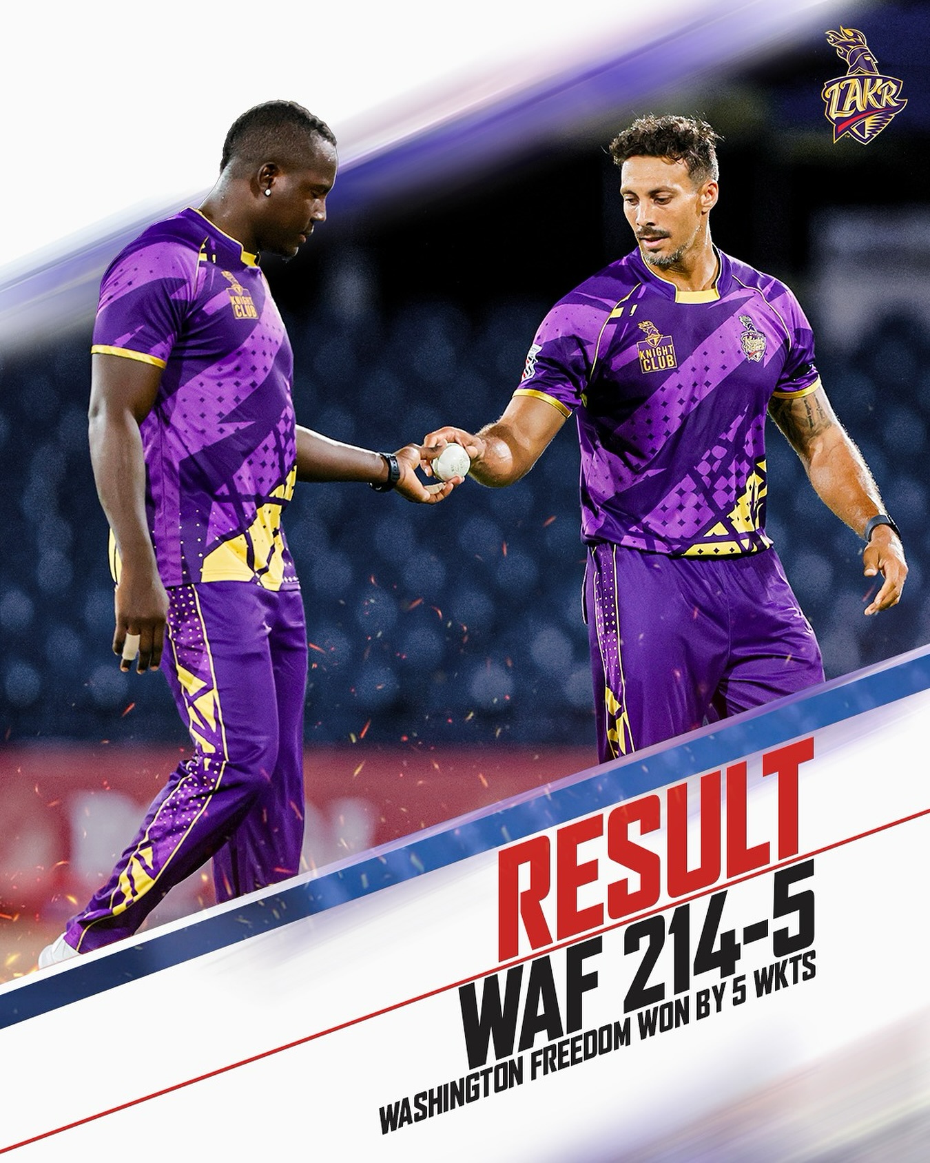 So Close Yet So Far: LAKR In Major League Cricket LAKR display tenacity and skill while narrowly missing victory in an intense MLC battle!!!