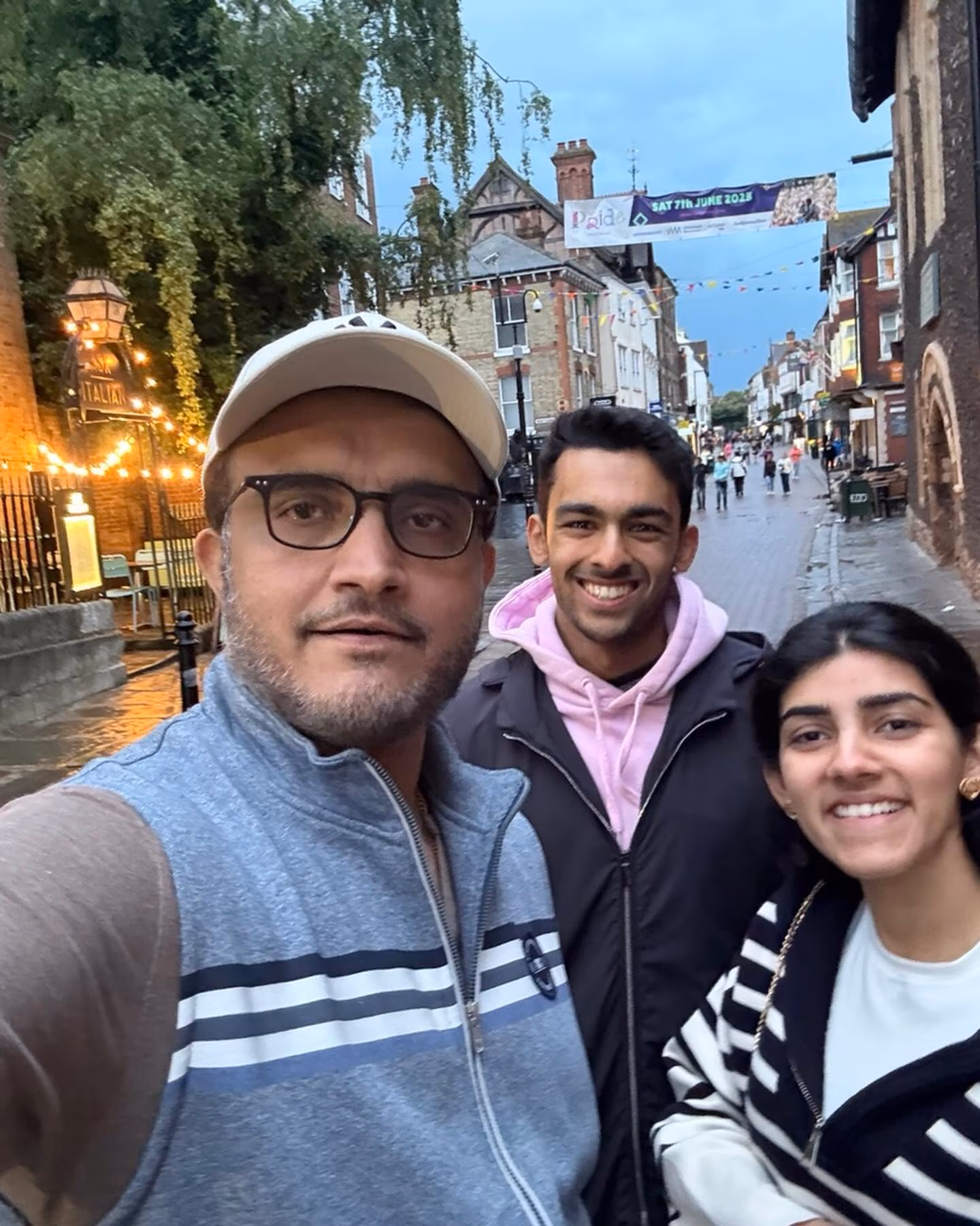 Sourav Ganguly Celebrates Happy Moments