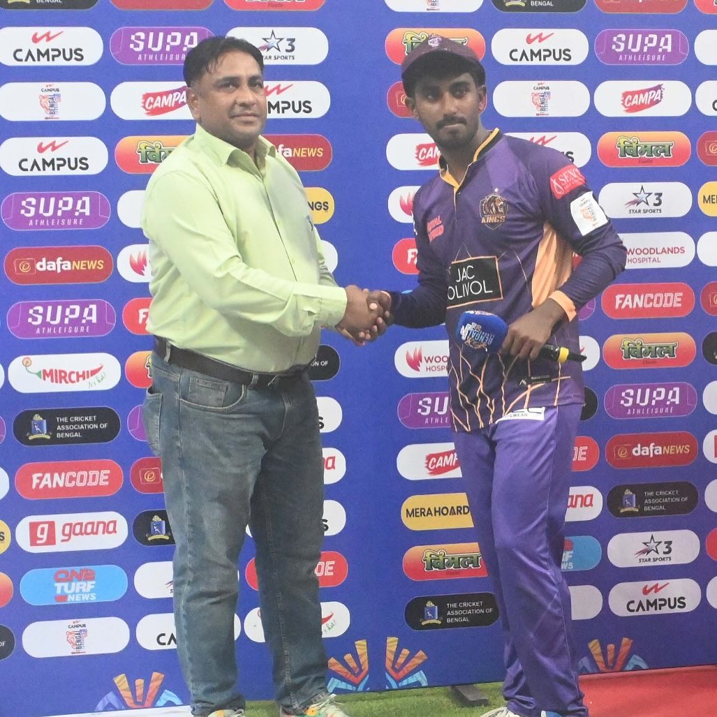Spinners Dominate in Murshidabad Kings' 37-Run Victory
