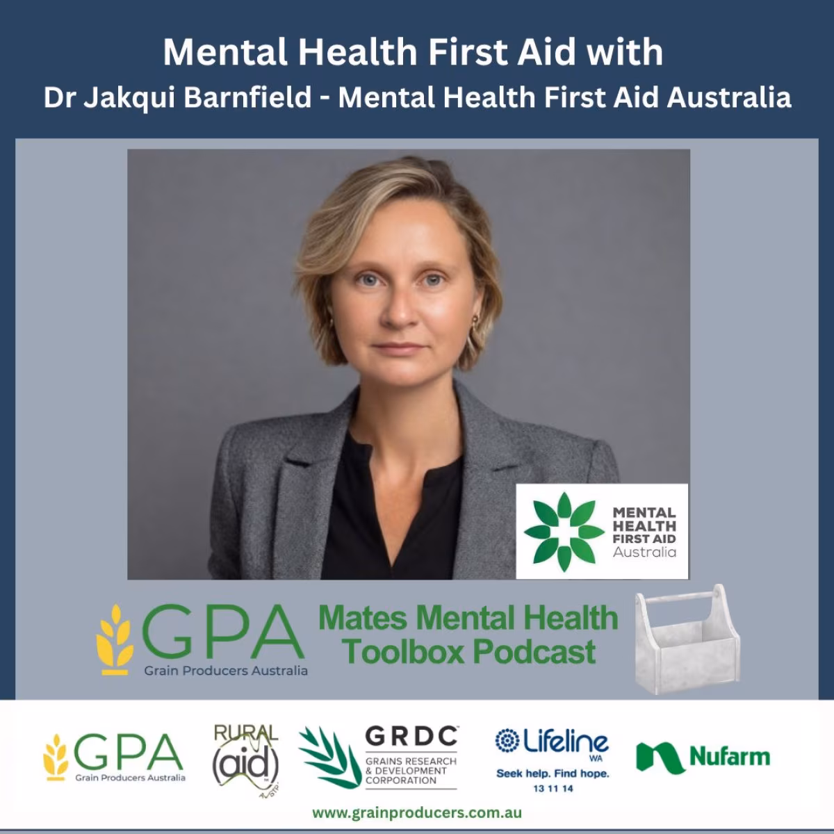 Spotting Early Signs: Mental Health Aid For Rural Mates Dr. Jakqui Barnfield and Brad Hogg champion early signals, real care, and supportive questions.