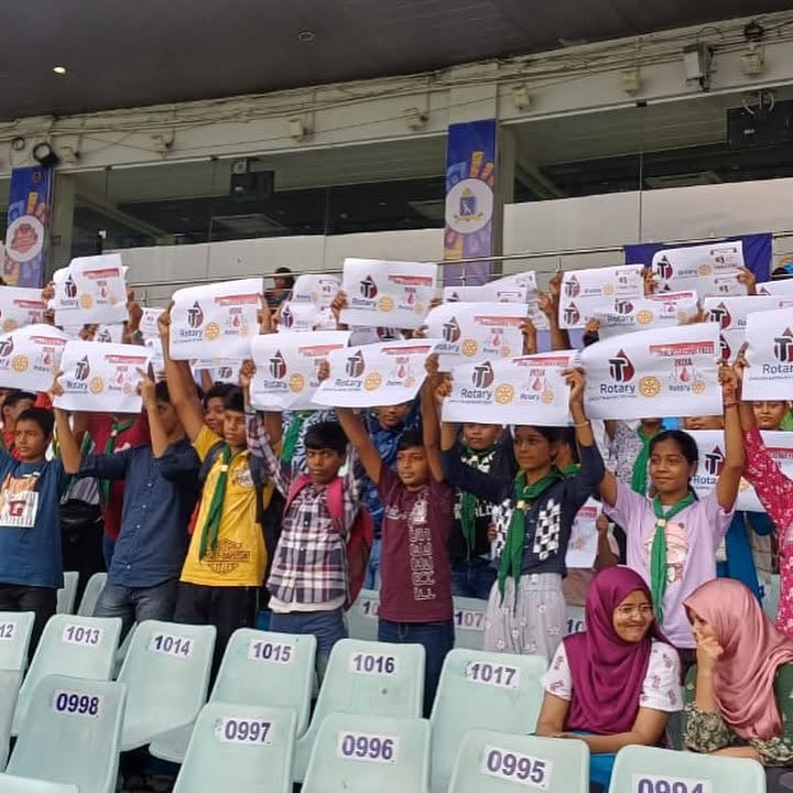 Students Enjoy Bengal Pro T20 Semifinals At Eden Gardens
