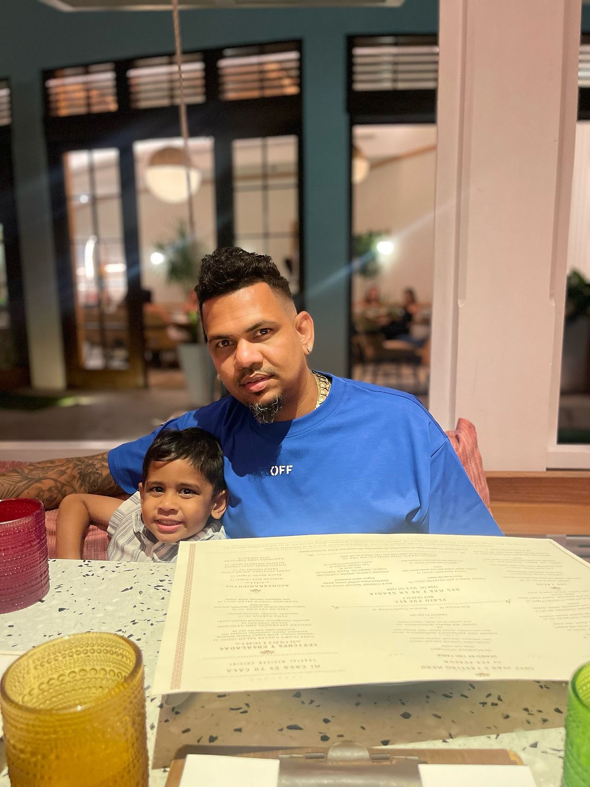 Sunil Narine Celebrates Father's Day With Silas