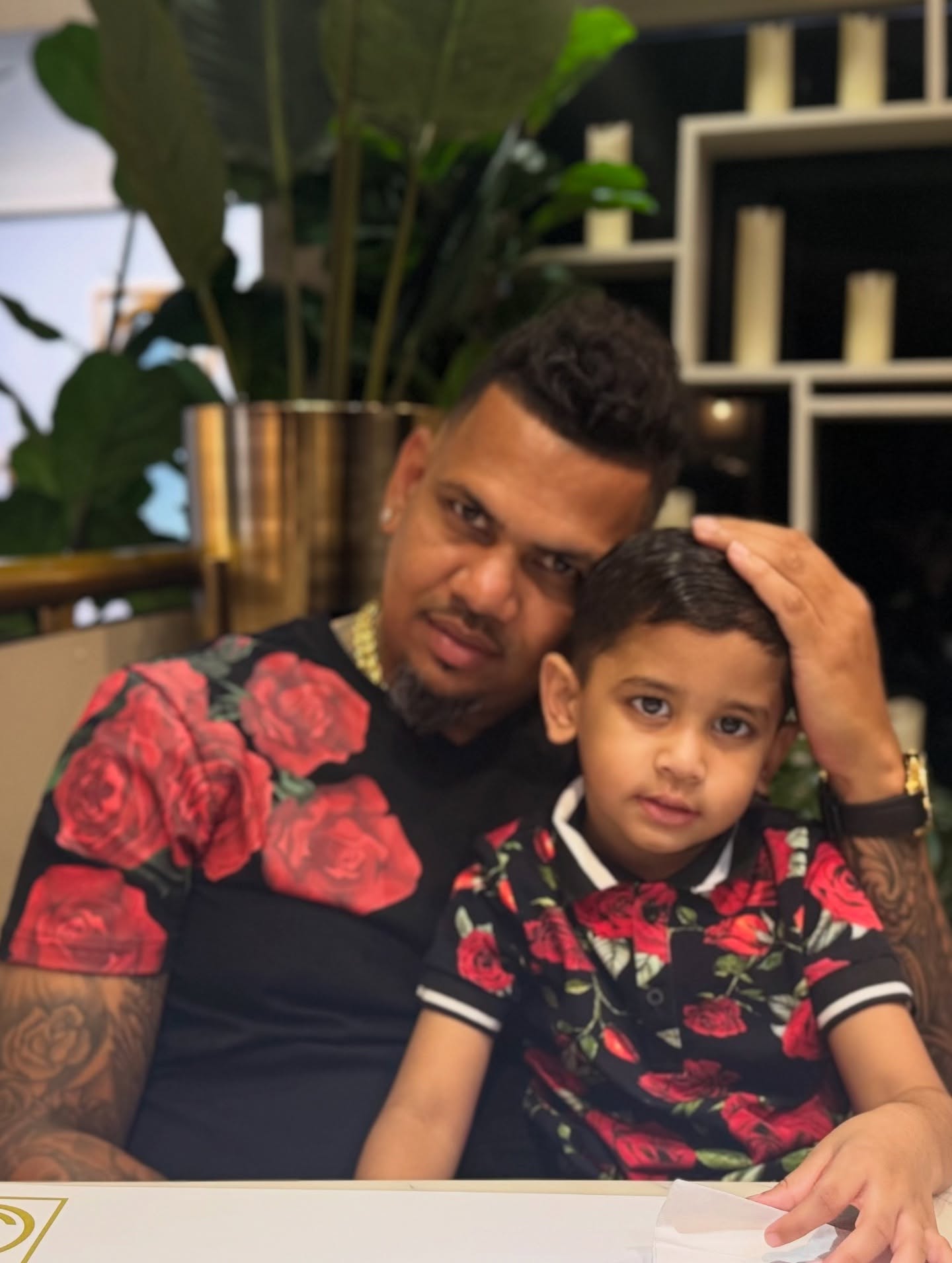 Sunil Narine Celebrates Father's Day With Silas