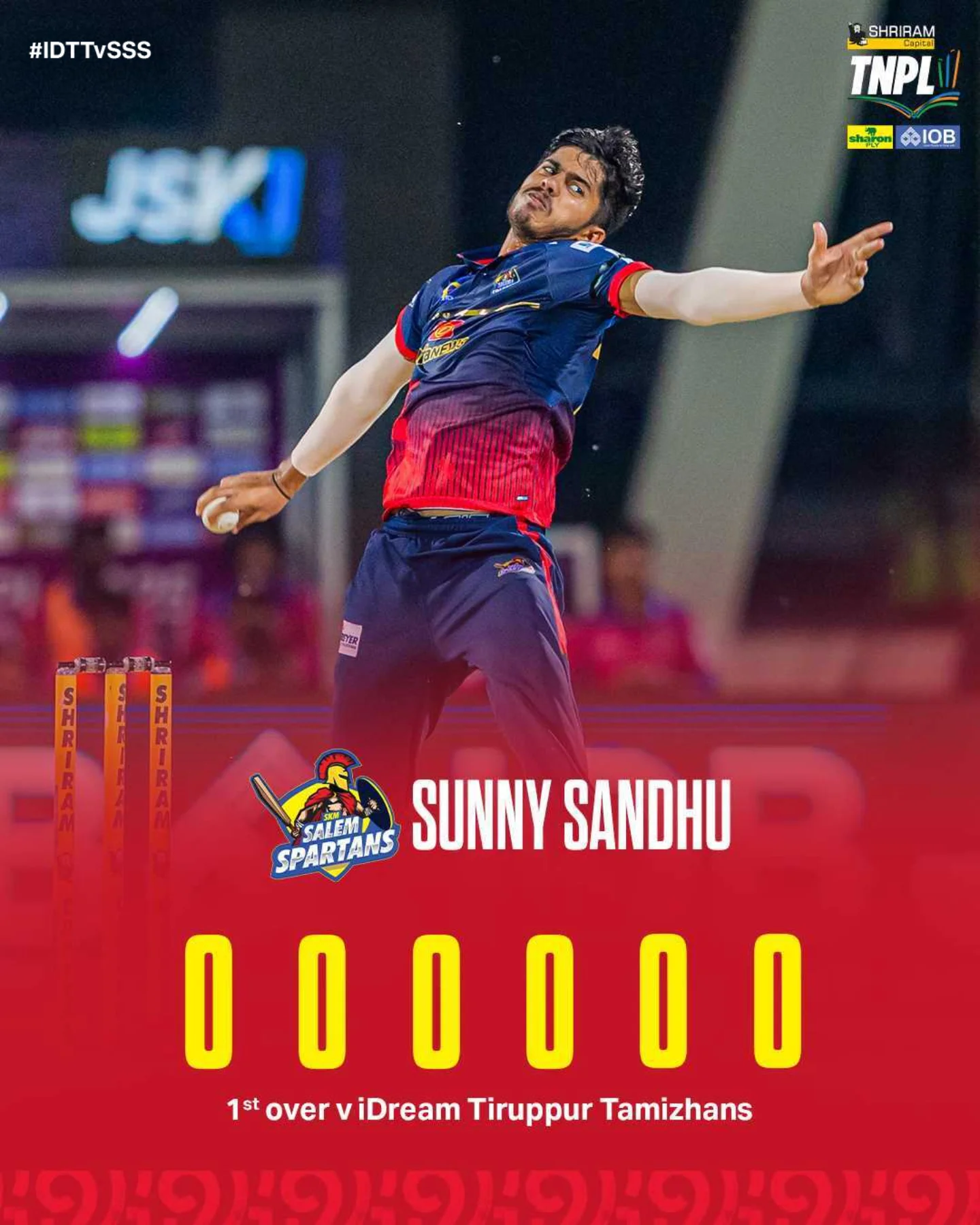 Sunny Sandhu Shines With Maiden Over In TNPL Opener Season opener marks a stellar bowling debut in TNPL 2025 as Sunny Sandhu stuns fans hot!!
