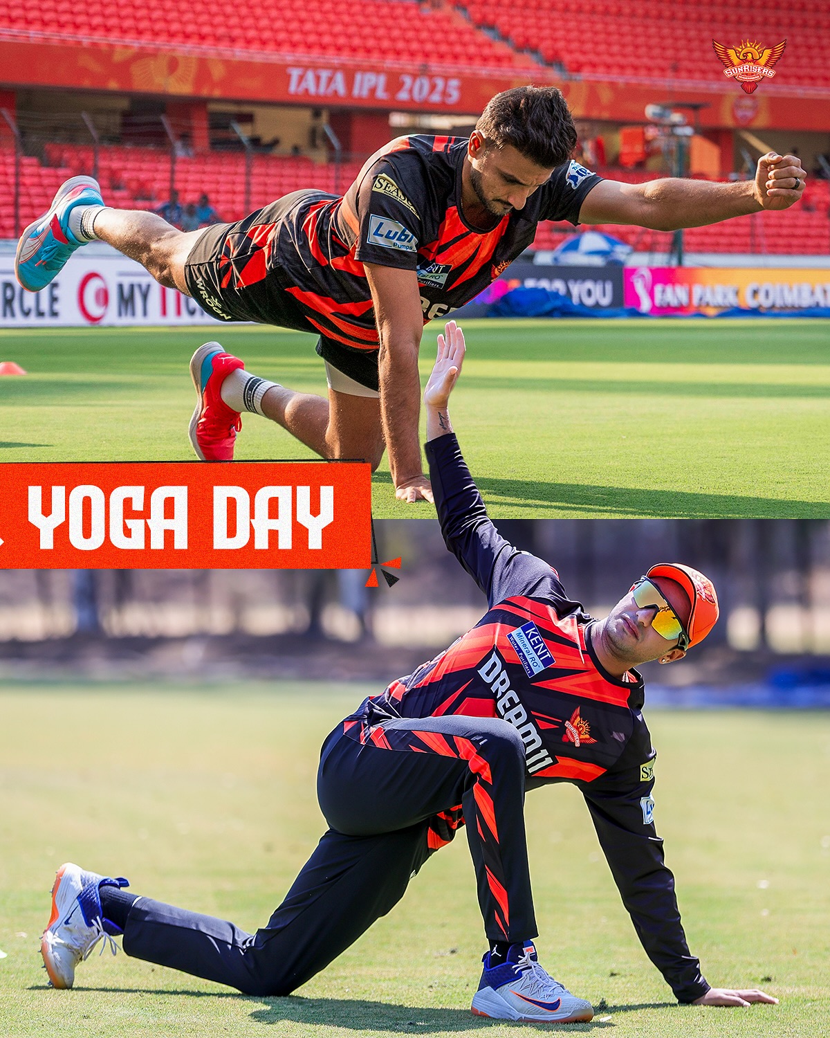 Sunrisers Hyderabad Celebrate International Yoga Day