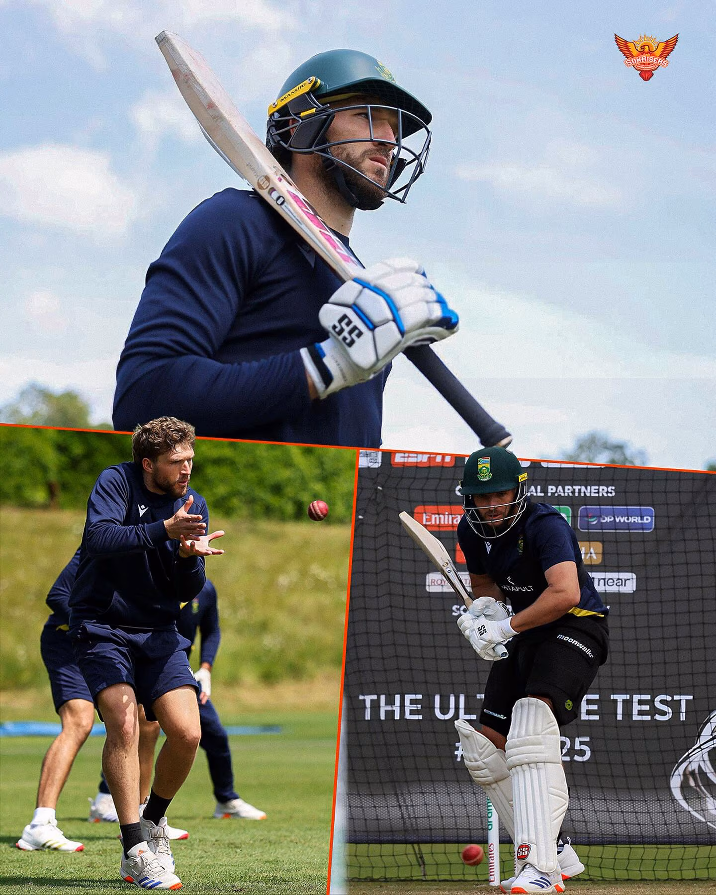 Sunrisers Hyderabad Pushes Hard Work For WTC25 Sunrisers Hyderabad trains hard for WTC25, igniting team spirit and determination to win!!