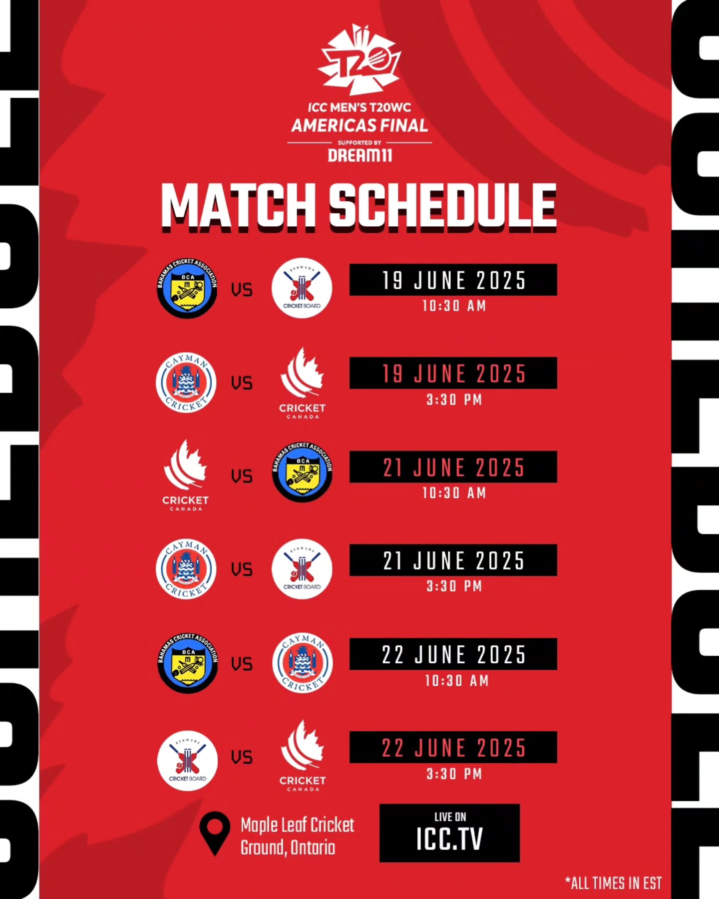 T20 World Cup Qualifiers Schedule Unveiled