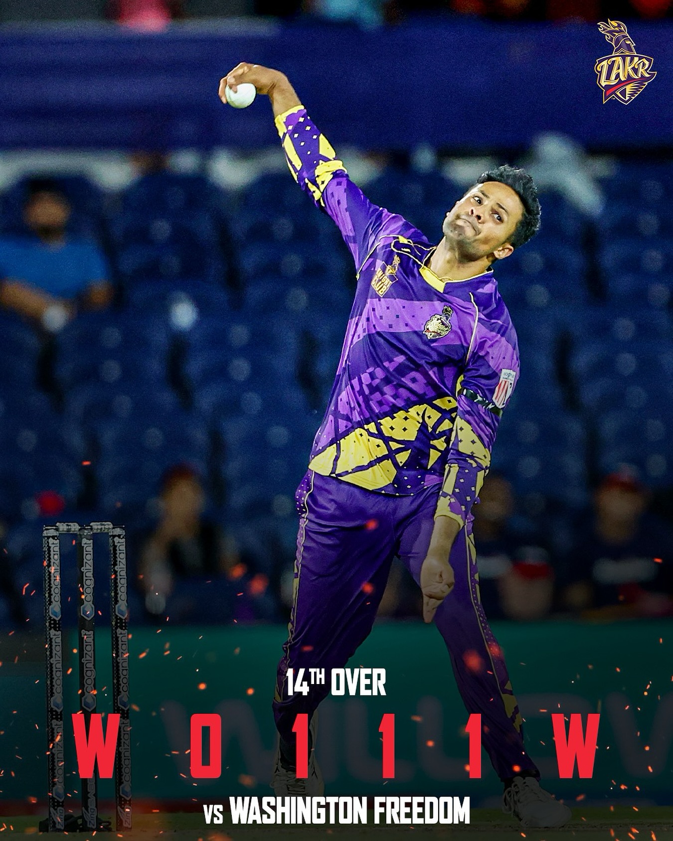Tanveer Sangha Powers Los Angeles Knight Riders Tanveer energizes LAKR with bold athletic moves and style, igniting the court of cricket.!