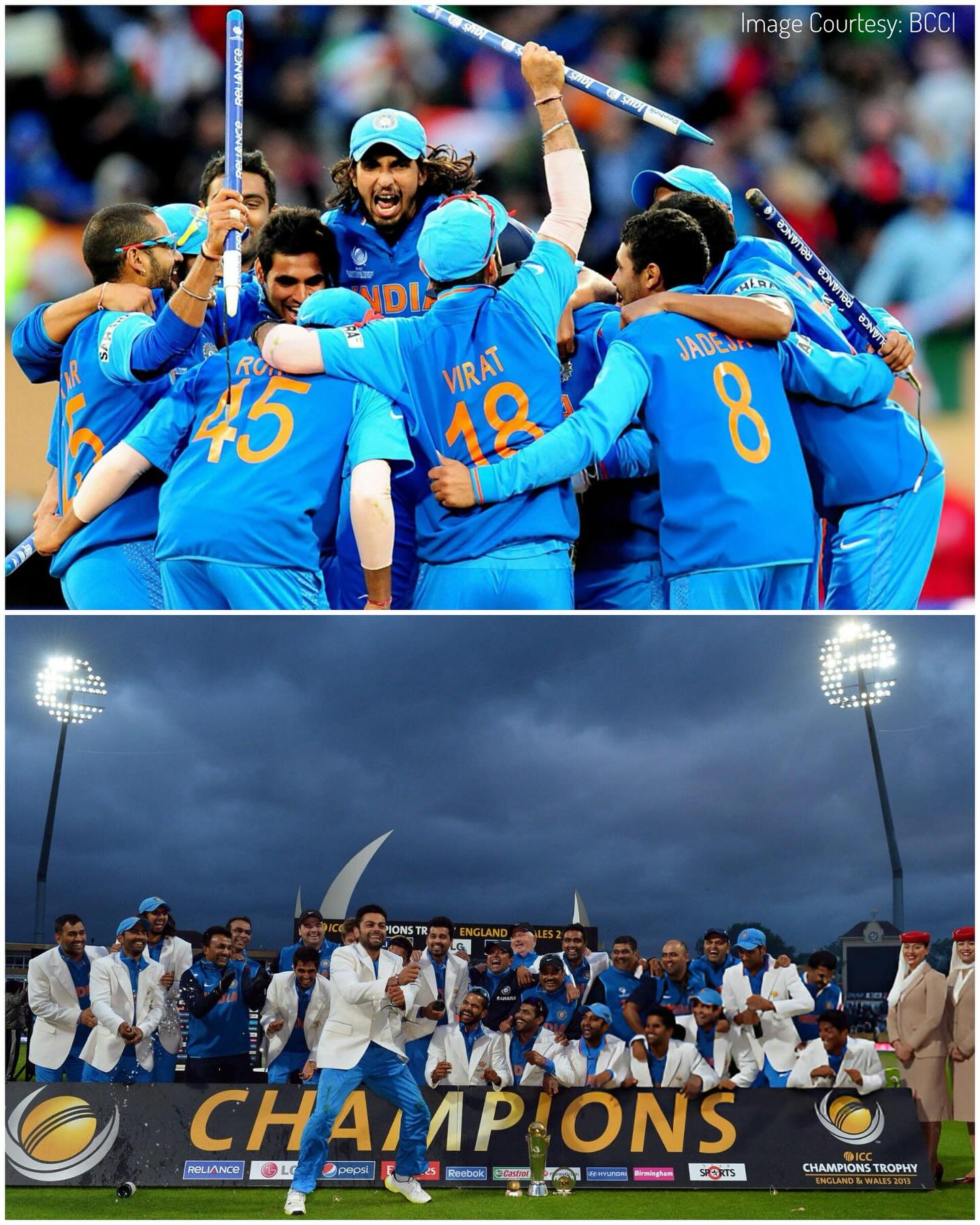 Team India’s Rain-Soaked Final Triumph Remembered Reliving 2013's rain-drenched final where firm showers forged a golden victory for India.!