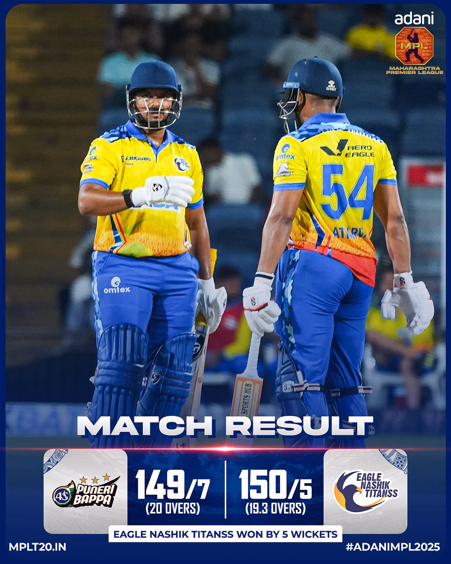 Titanss Triumph In Thrilling Mpl Chase Titanss clinch a thrilling MPL 2025 win powered by Rohan’s heroics in a superb final chase