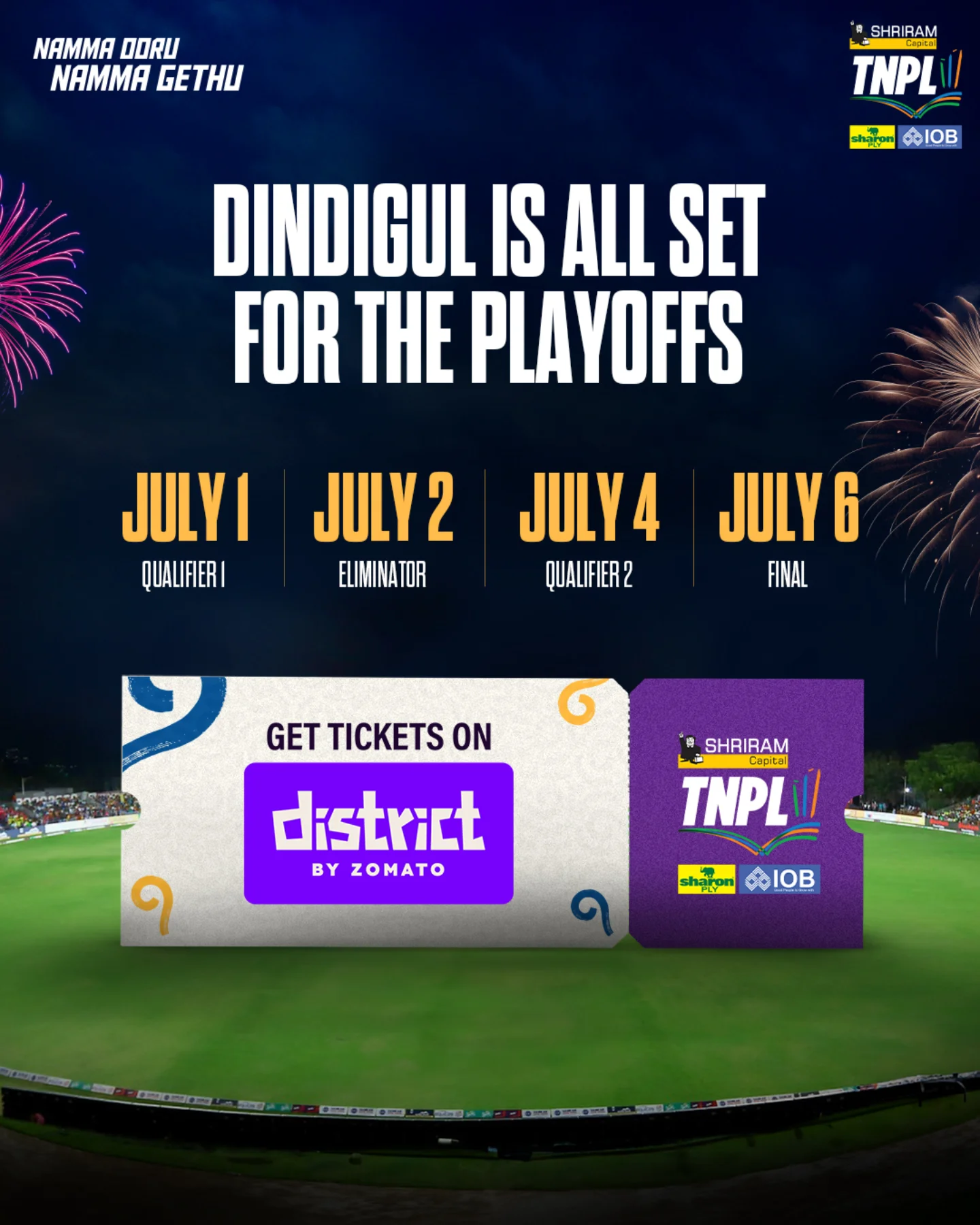 Secure your spot at the TNPL 2025 Playoffs with live ticket bookings – don't miss a moment!