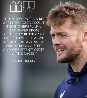 Tom Helm Reflects On London Derby Defeat