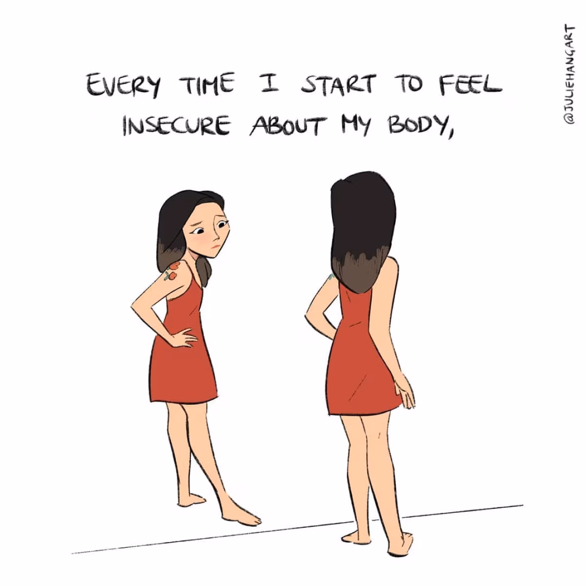 Moving from self-critical mirrors to neutral truths about your body sparks true wellness!!