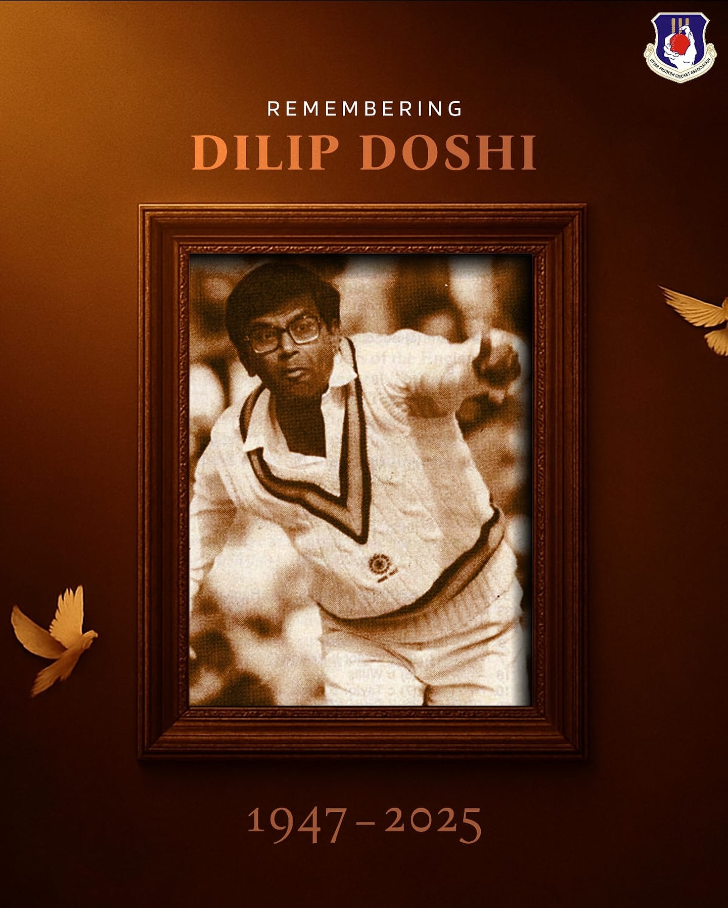 Tribute To Dilip Doshi, Legendary Indian Spinner Celebrating the legacy of Dilip Doshi, a revered spinner and illustrious Indian veteran.