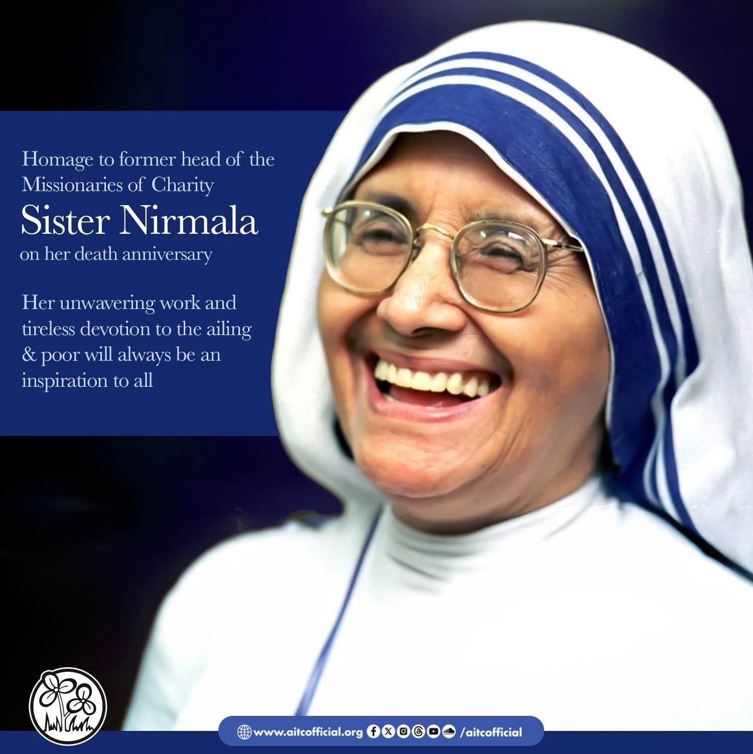 Tribute To Sister Nirmala: Legacy Of Compassion Honoring the life and tireless legacy of Sister Nirmala, a beacon in charitable service.!