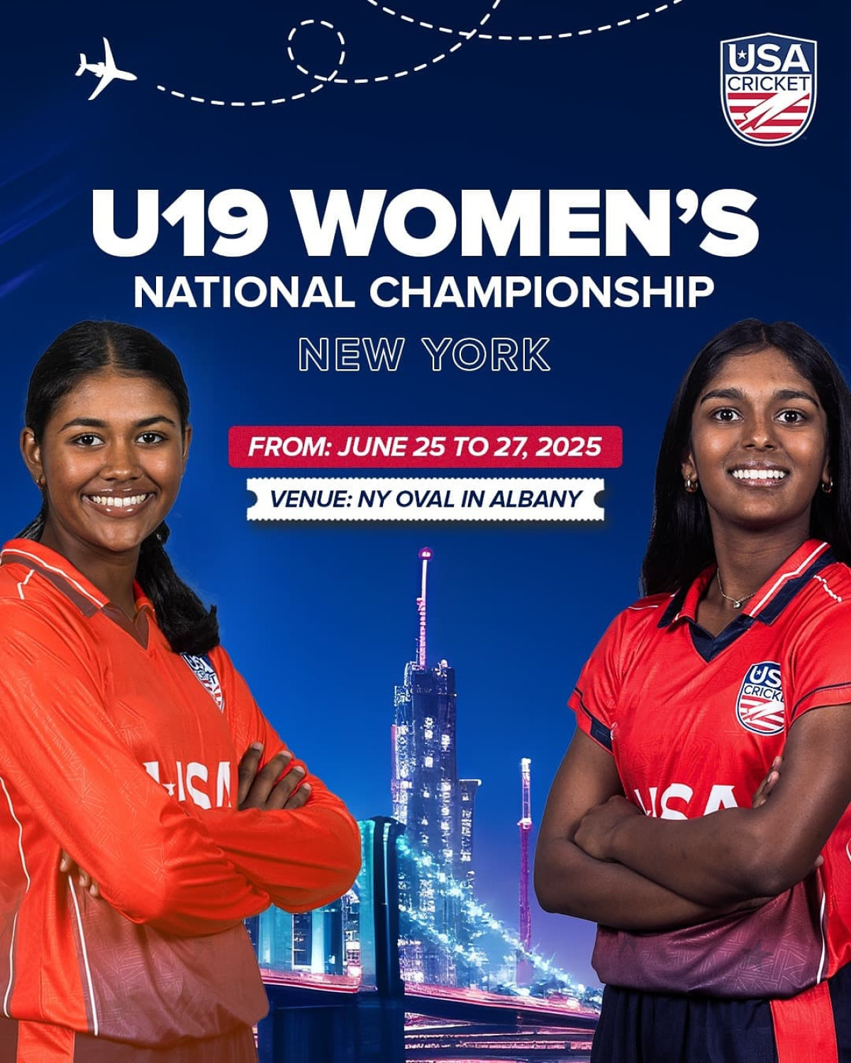U19 Women’s Cricket Squads Unveiled For National Championship USA Cricket launches debut U19 women squads ahead of the championship at NY Oval, Albany!!