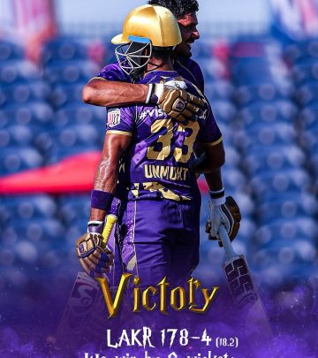Unmukt Chand Sparks LAKR’s Winning Debut
