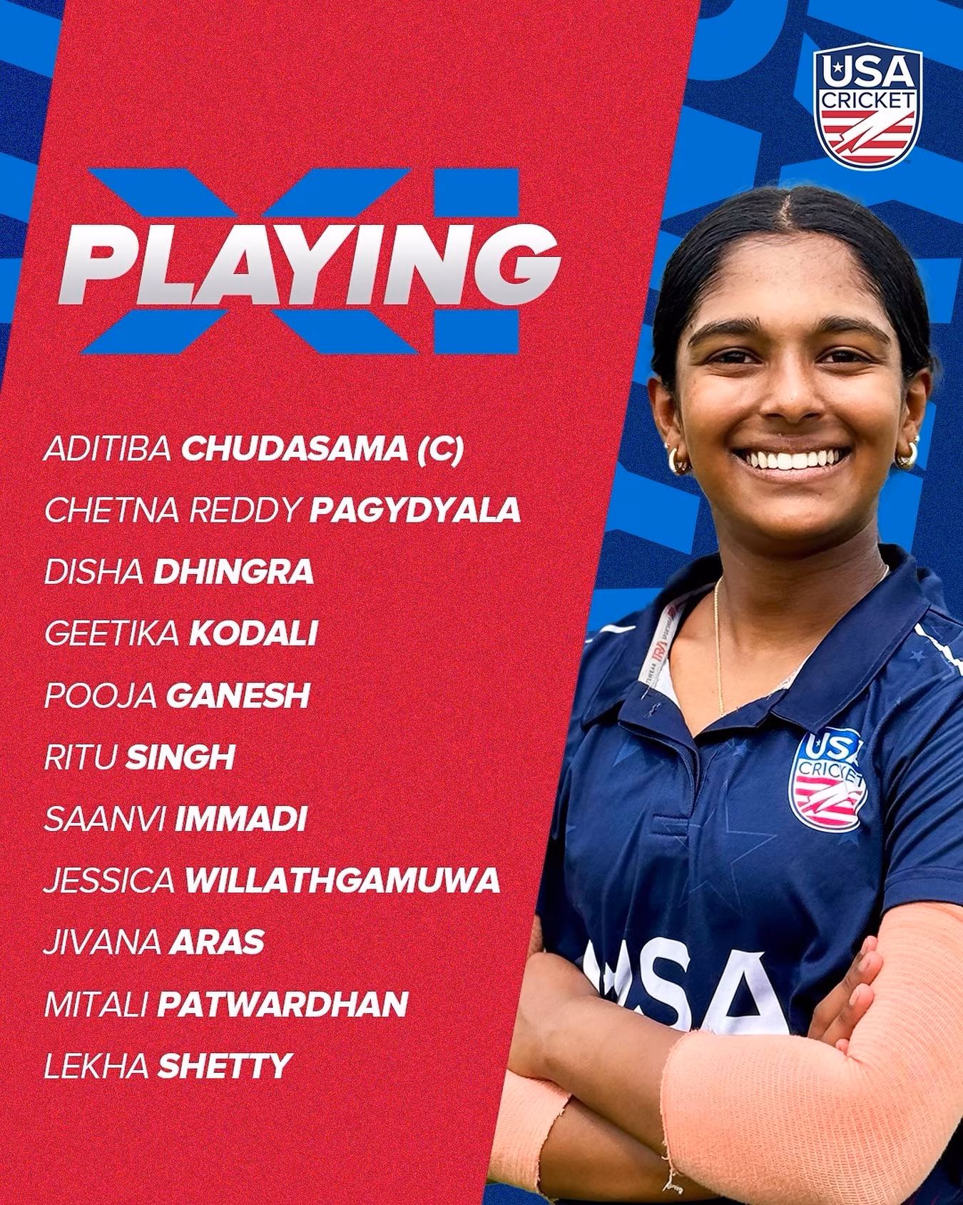 USA Cricket Announces Final XI For T20 Clash Dutch side leads as they open batting; excitement mounts in Utrecht before match begins!!