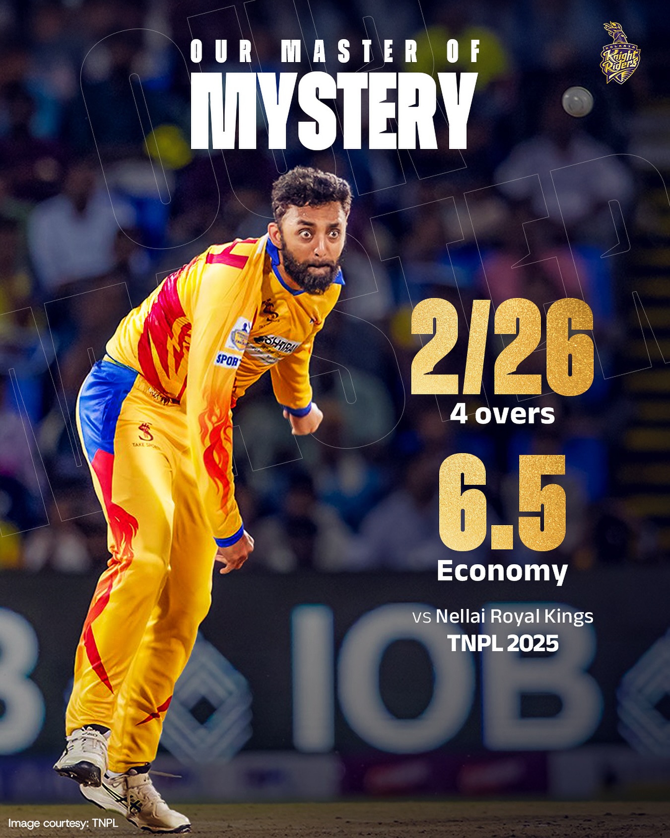 Varun Chakravarthy stuns TNPL fans with enchantment, precision, and vibrant energy live!