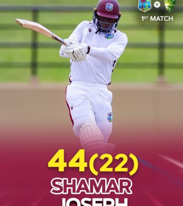 West Indies Battles In The Middle Against Australia