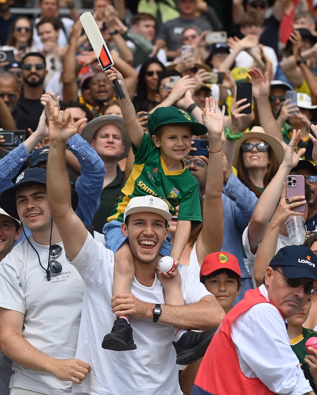 Winning Feeling Lingers at Lords Cricket Ground