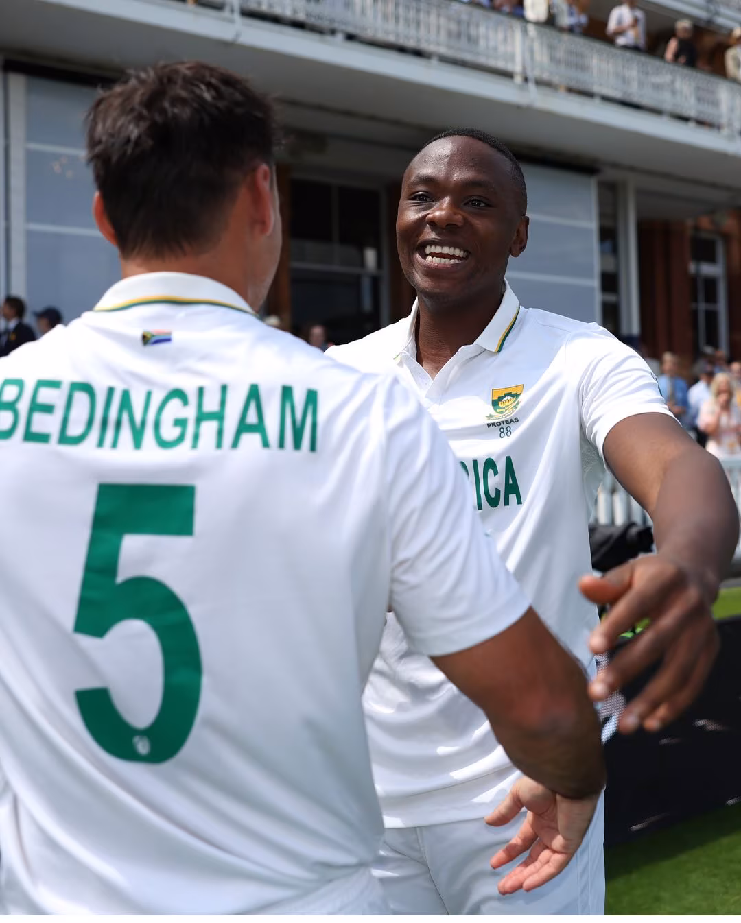 Winning Feeling Lingers at Lords Cricket Ground