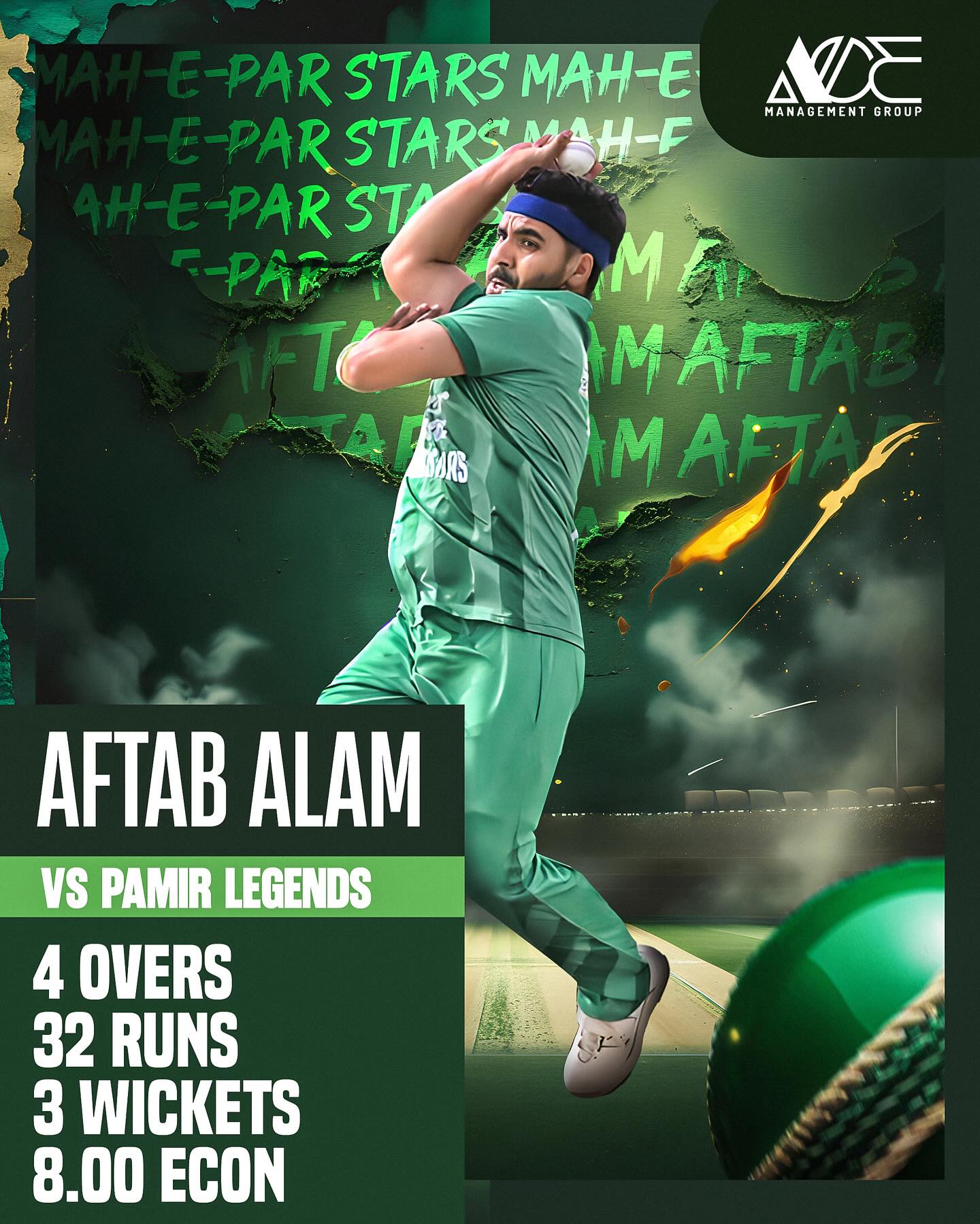 Aftab Alam’s Clinical Spell Seals Pamir Legends Win Alam's breakthrough bowling stuns Pamir Legends with clinical precision and prowess star!!