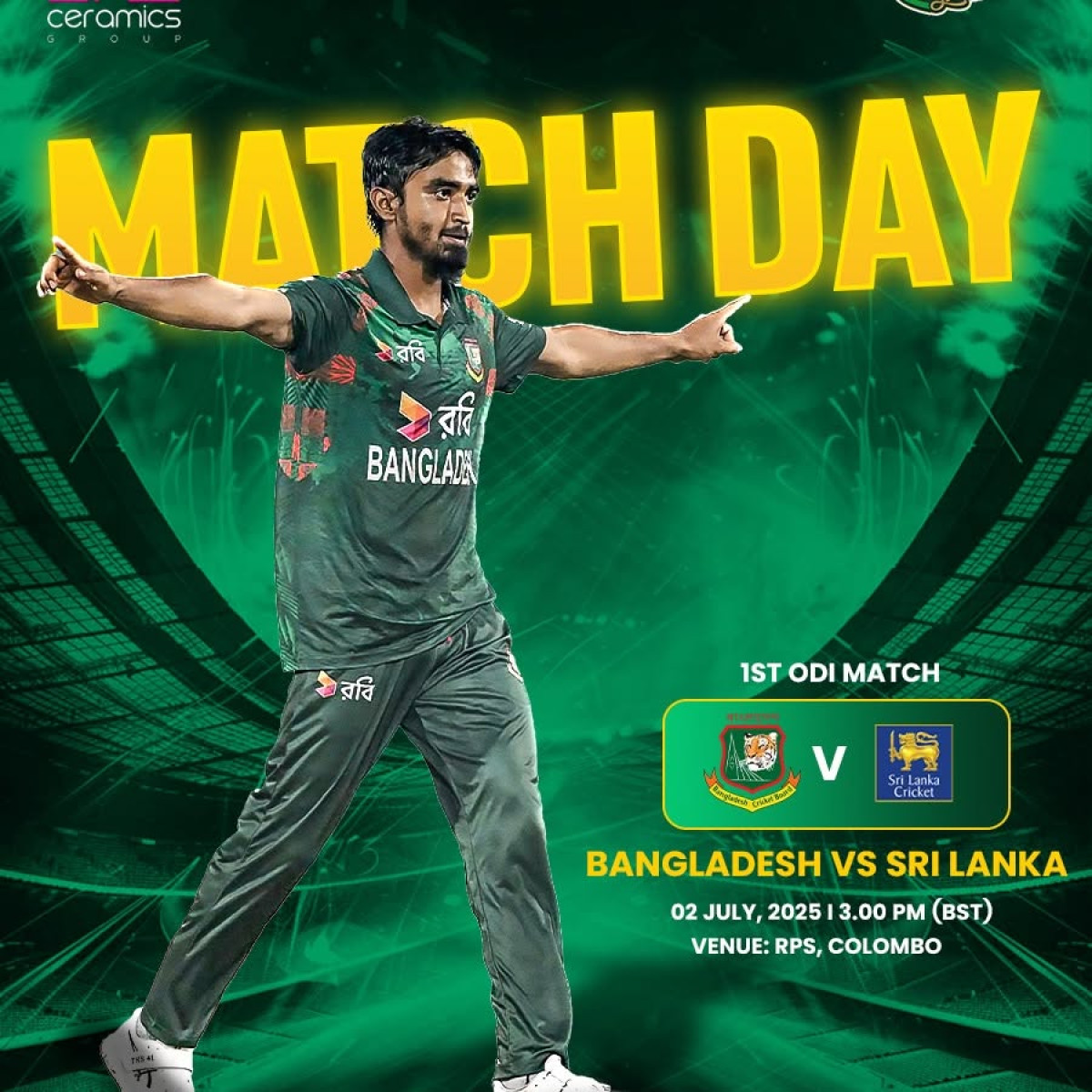 The Tigers gear up in Colombo as passion and powerplay spark an ODI clash at R. Premadasa.