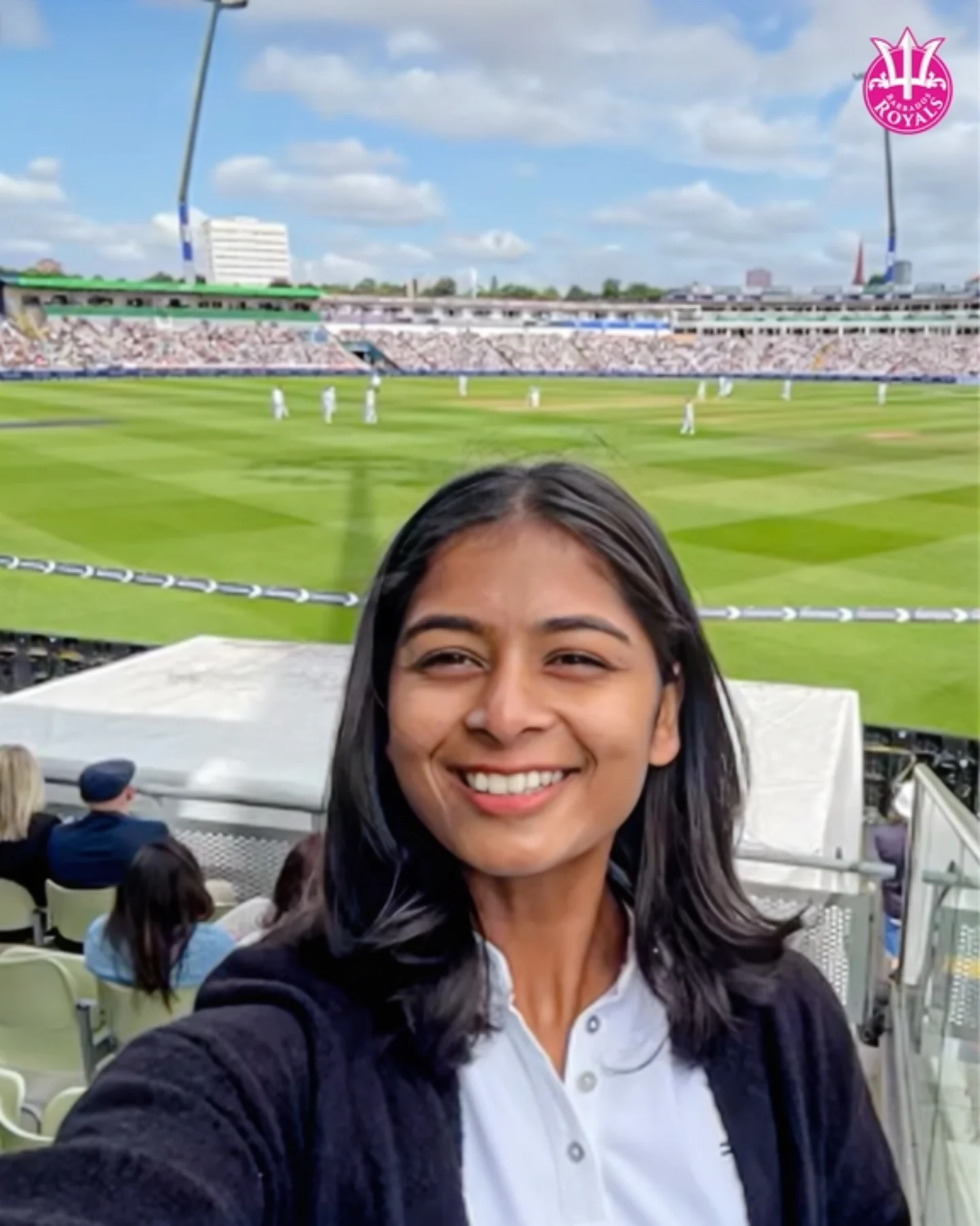 Barbados Royals seen at Edgbaston, igniting buzz for WCPL2025 at historic cricket ground.!