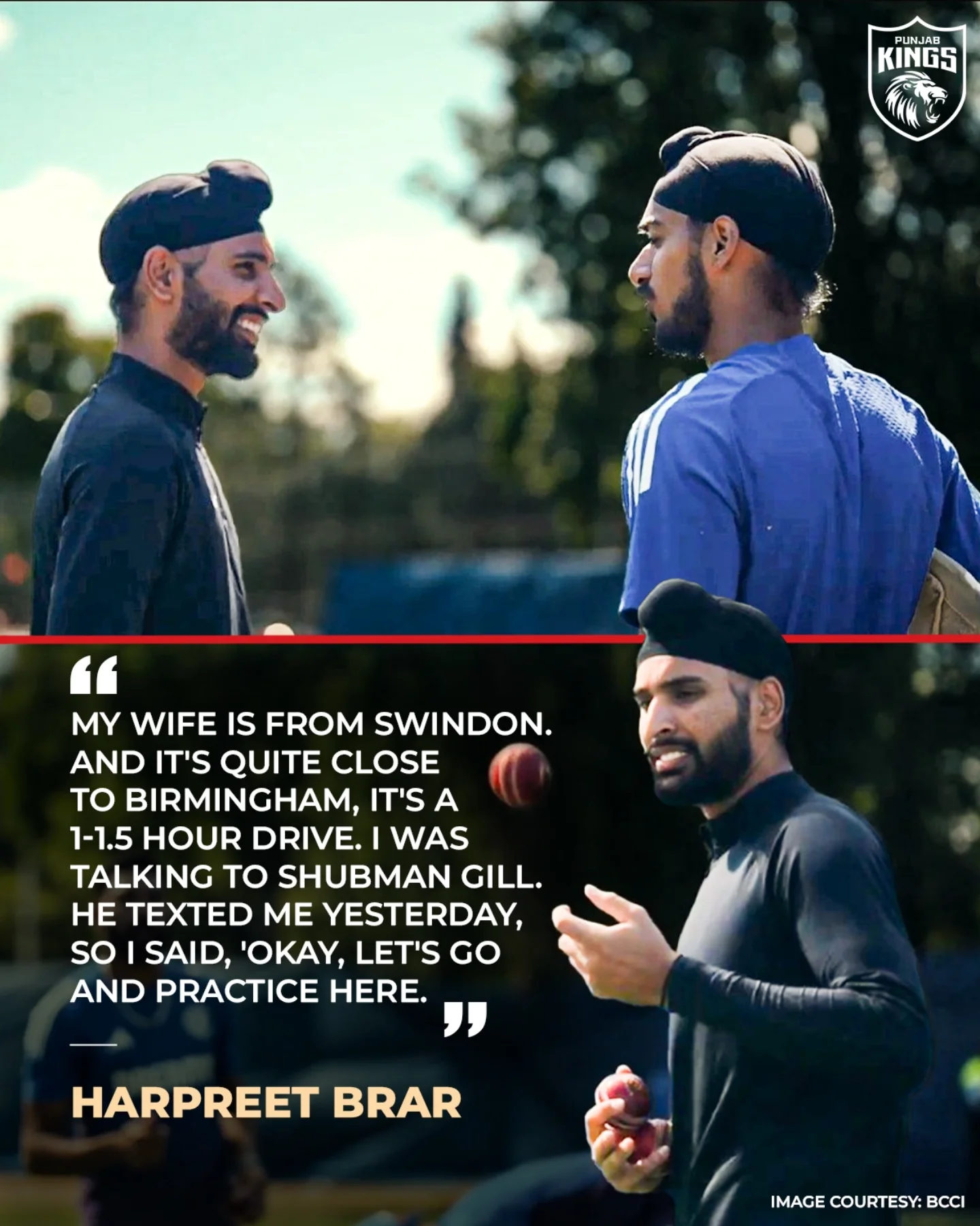 Team spirit shines as Punjab Kings’ Brar Paaji backs mates and nation in a thrilling clash