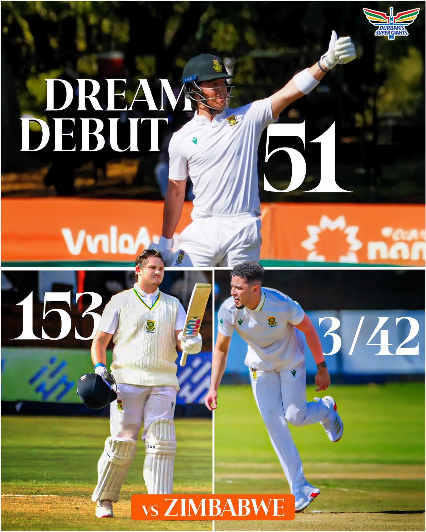 Durban’s Super Giants Shine In Debut Match An electrifying debut as they ignite the field with pure skill, heralding a bold new era.