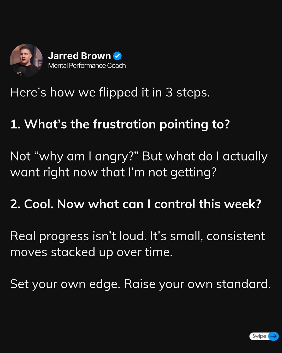 Frustration Fuels Mental Coaching Breakthroughs