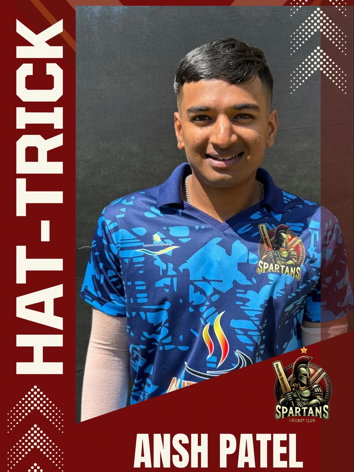 Ansh Patel delivers a stunning hat-trick at a high-stakes match, energizing fans with his blazing skills.