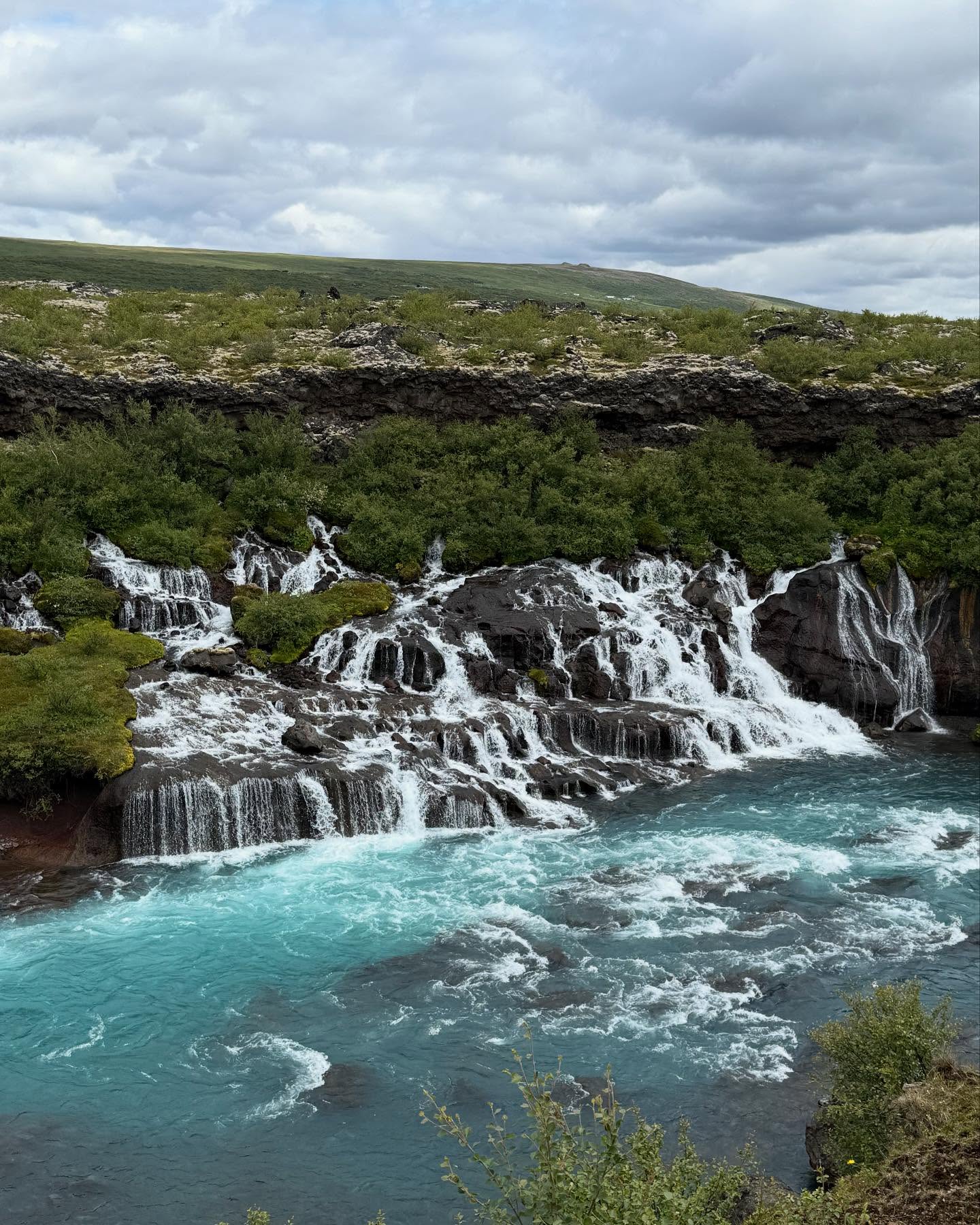 Iceland’s Stunning Waterfalls: Hraunfossar & Barnafoss