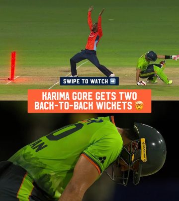Karima Gore’s Two-Ball Wicket Haul Shocks Crowds
