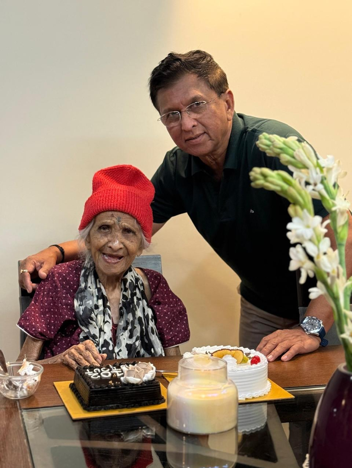 Legendary umpire Kiran More salutes his 102-year-old mother with love and honor - always!.