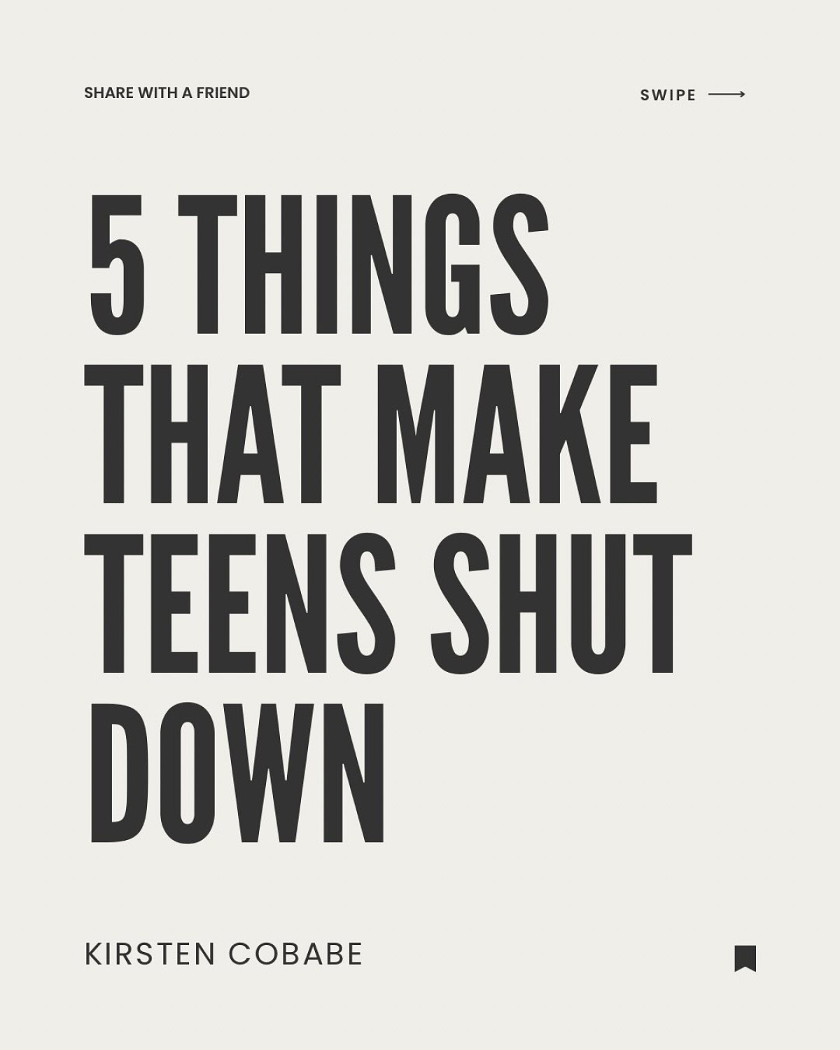 Kirsten Cobabe Shares Weekly Love Notes For Empowered Teens Coaching teens with heartfelt notes and insightful parenting tips to build resilient bonds.