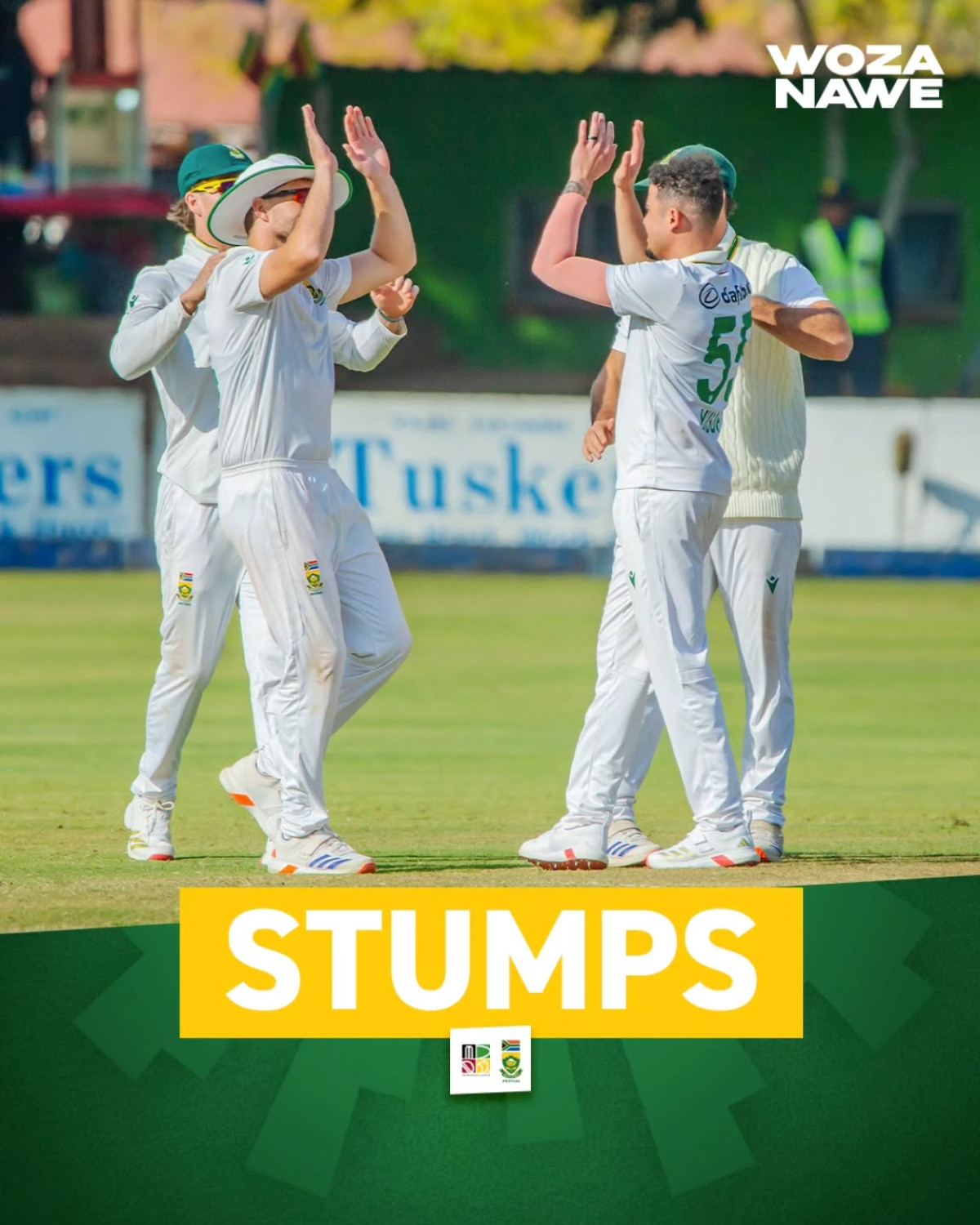 Proteas in Firm Command as Zimbabwe Struggles Under an Xtra Mammoth Massive 505-Run Target