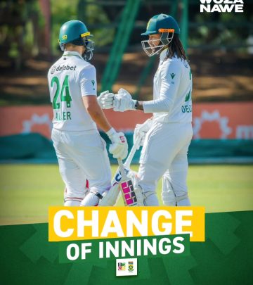 Proteas Men Dominate Test Match With Towering Lead