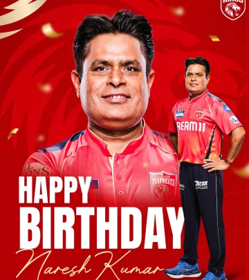 Punjab Kings Masseur Naresh Kumar Celebrates Birthday