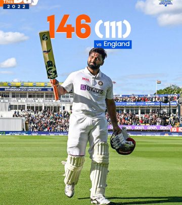 Rishball Delivers Unforgettable Test Knock