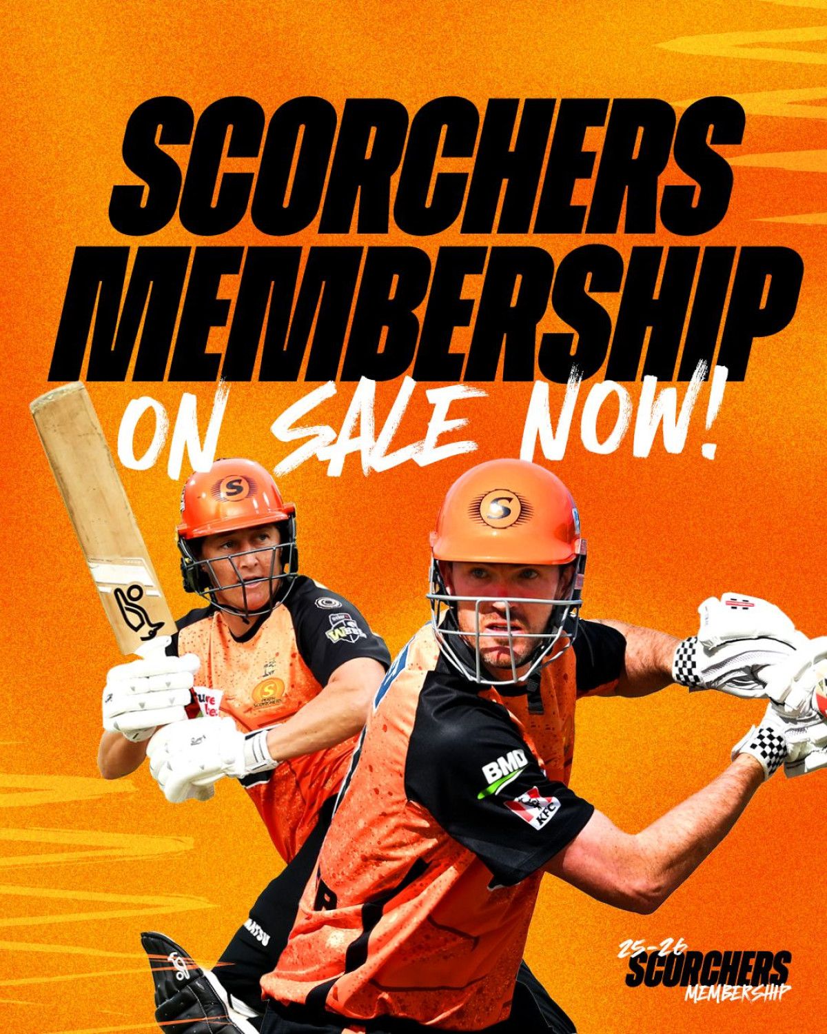 Join exclusive action and behind-scenes access with Scorchers' fiery membership drive!!