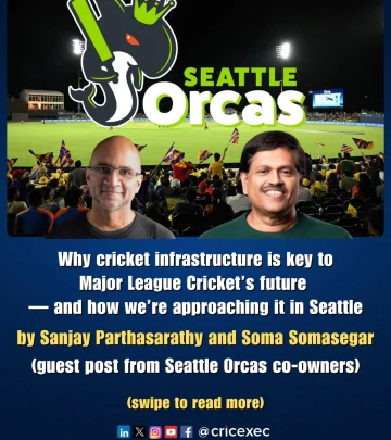 Co-owners stress community, innovation and new infrastructure as cricket's influence grows.