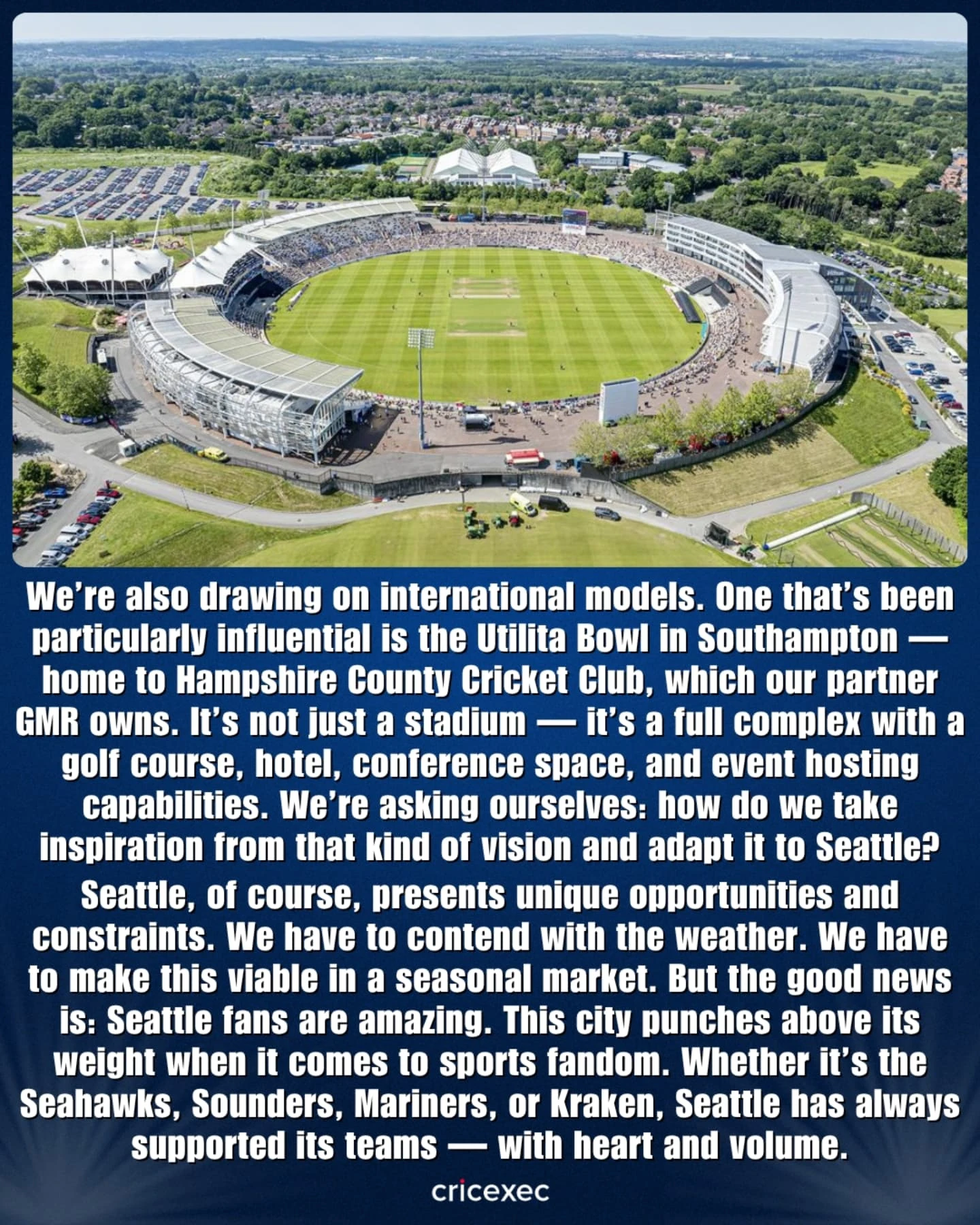 Seattle Orcas Build Future Home For Cricket