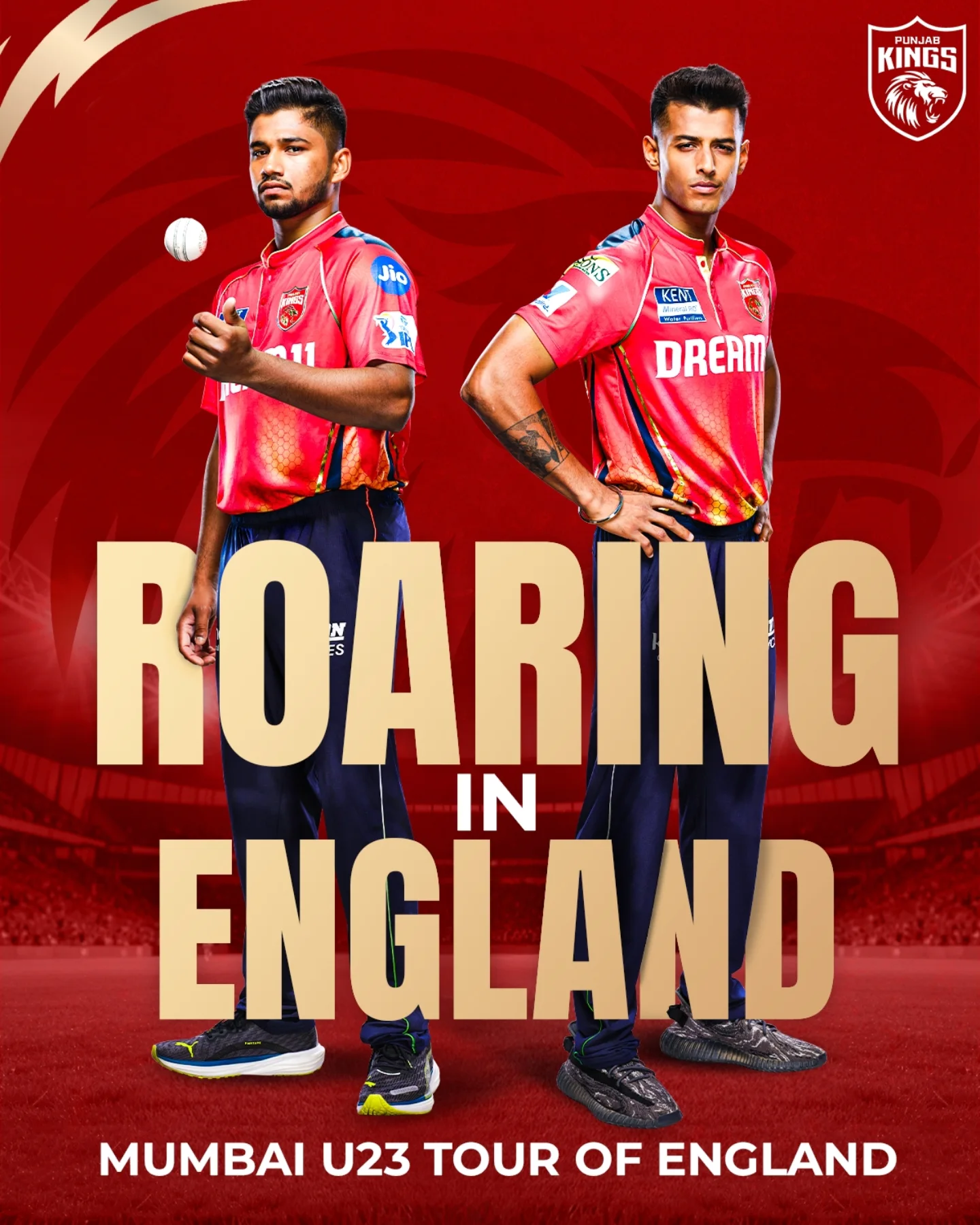 Punjab Kings duo gears up, fueling excitement for an English season kickoff with passion.