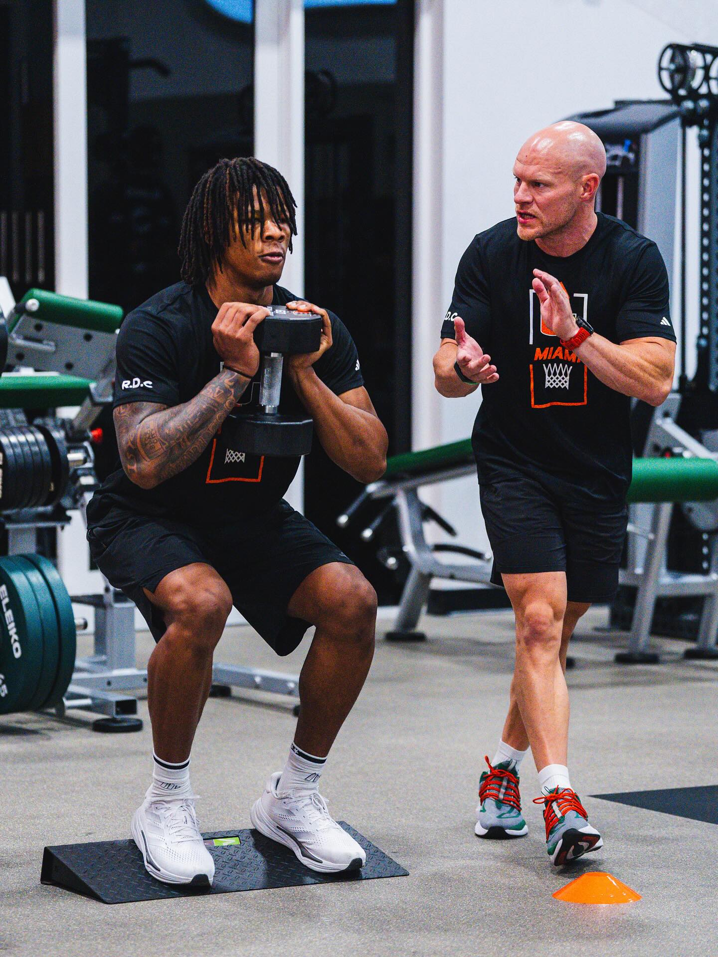 Zack Zillner leads team reps, highlighting strength and unity in a focused workout - win!